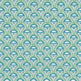 Schumacher Abelino Green & Peacock Fabric