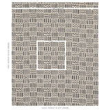 Schumacher Kudu Black Fabric