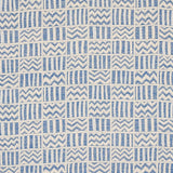 Schumacher Kudu Blue Fabric