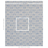 Schumacher Kudu Blue Fabric