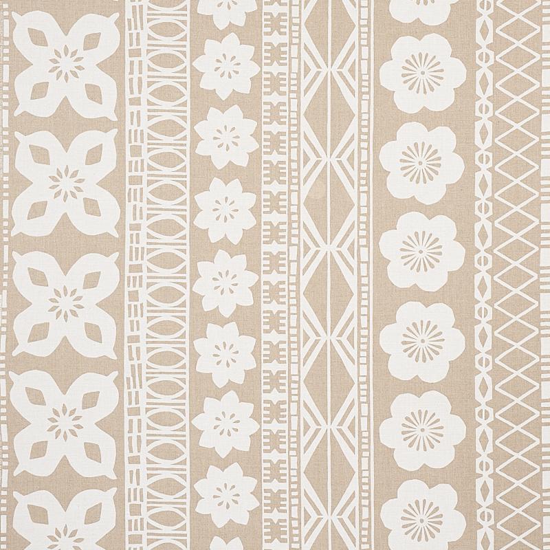 Schumacher Mrs. Howell Natural Fabric