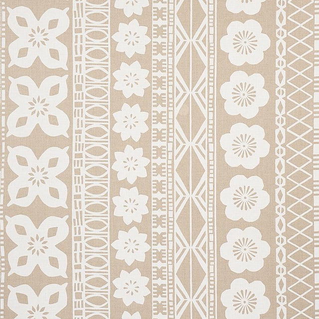 Schumacher Mrs. Howell Natural Fabric