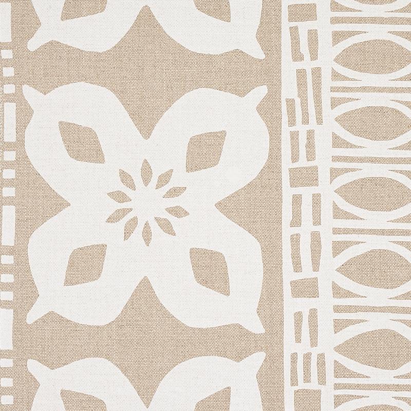 Schumacher Mrs. Howell Natural Fabric