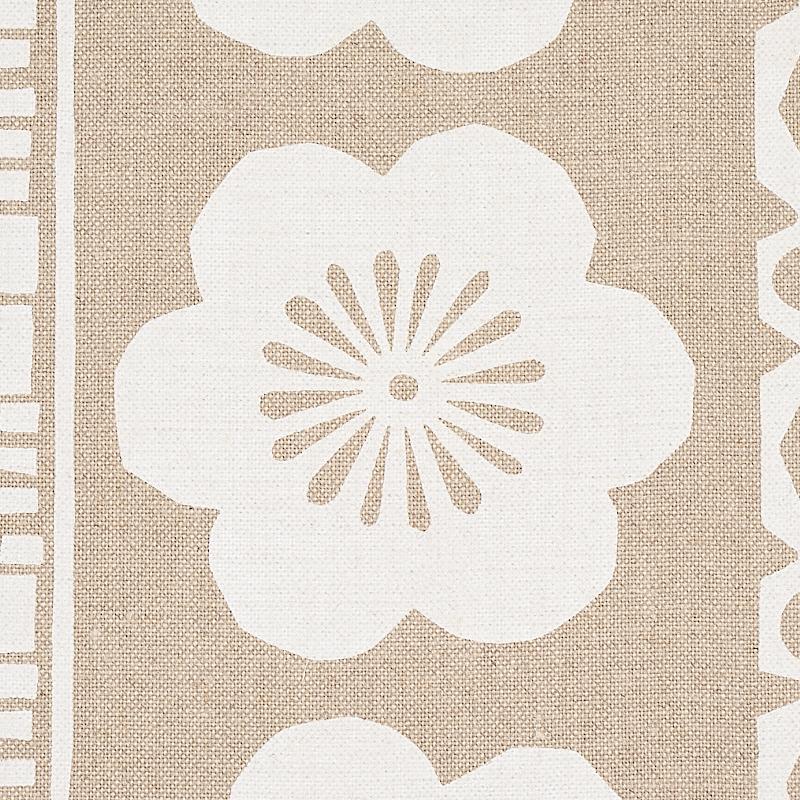 Schumacher Mrs. Howell Natural Fabric