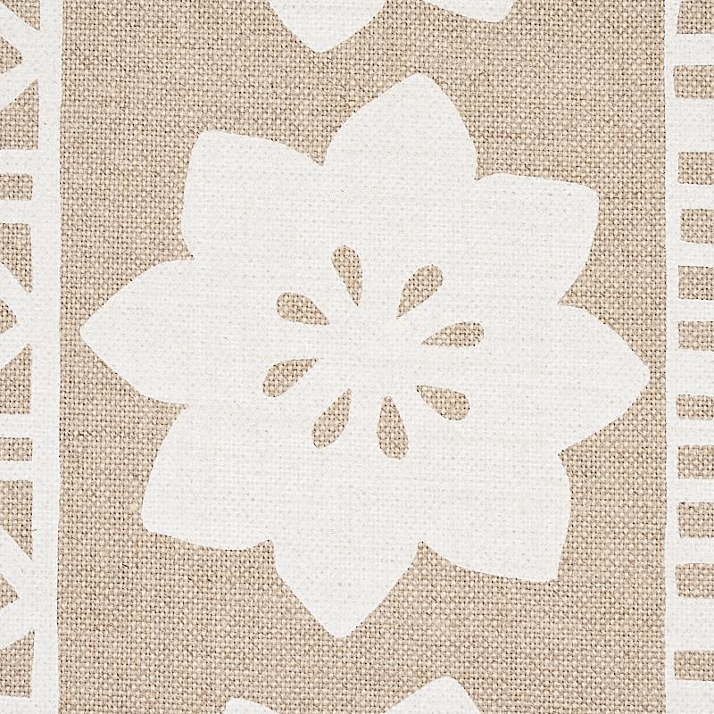 Schumacher Mrs. Howell Natural Fabric