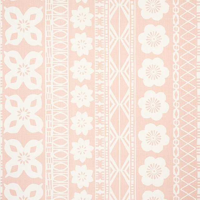 Schumacher Mrs. Howell Blush Fabric