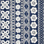 Schumacher Mrs. Howell Indigo Fabric