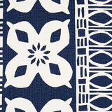Schumacher Mrs. Howell Indigo Fabric