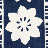 Schumacher Mrs. Howell Indigo Fabric