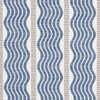 Schumacher Sina Stripe Blue Fabric