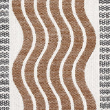 Schumacher Sina Stripe Brown Fabric