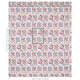 Schumacher Malabar Vine Sky & Rose Fabric