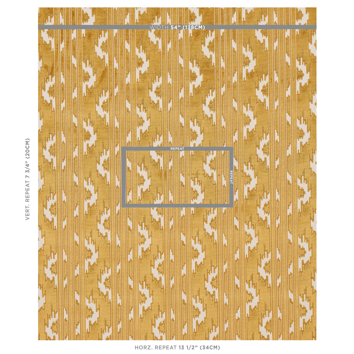 Schumacher Murat Velvet Gold Fabric