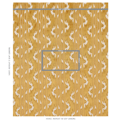 Schumacher Murat Velvet Gold Fabric