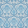 Schumacher Paisley Court Blue Fabric