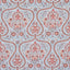 Schumacher Paisley Court Sky & Rose Fabric