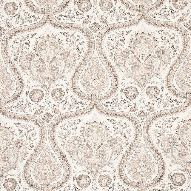 Schumacher Paisley Court Neutral Fabric