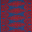 Schumacher Seema Embroidery Blue & Red Fabric