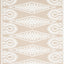 Schumacher Seema Embroidery Ivory On Natural Fabric