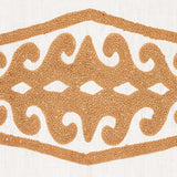 Schumacher Seema Embroidery Gold Fabric