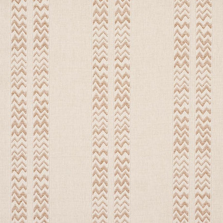 Schumacher Kudu Stripe Sand Fabric