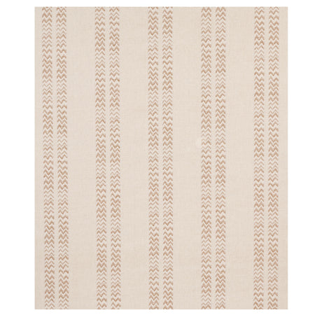 Schumacher Kudu Stripe Sand Fabric