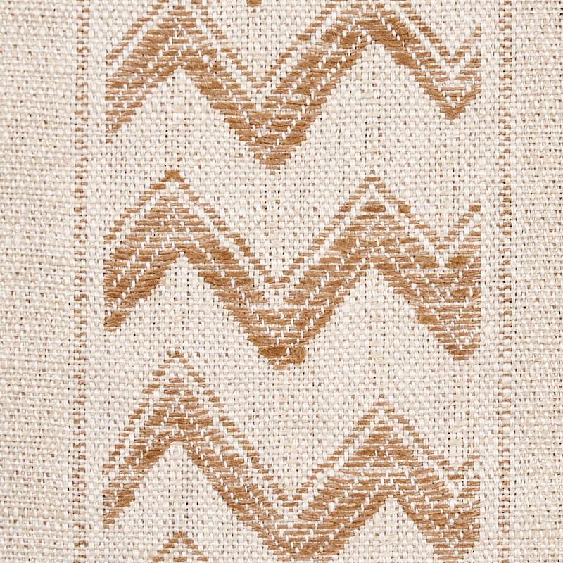 Schumacher Kudu Stripe Sand Fabric