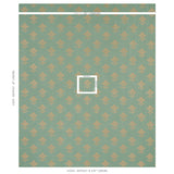 Schumacher Rubia Embroidery Mineral Fabric