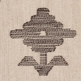 Schumacher Rubia Embroidery Brown Fabric