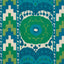 Schumacher Samarkand Ikat Ii Emerald Fabric