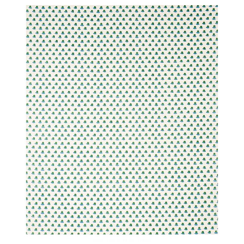 Schumacher Berry Hand Block Print Grass & Sky Fabric
