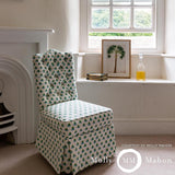 Schumacher Berry Hand Block Print Grass & Sky Fabric