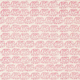 Schumacher Ellies Hand Block Print Rose Fabric