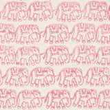 Schumacher Ellies Hand Block Print Rose Fabric
