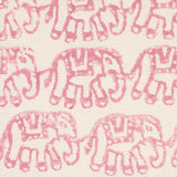 Schumacher Ellies Hand Block Print Rose Fabric