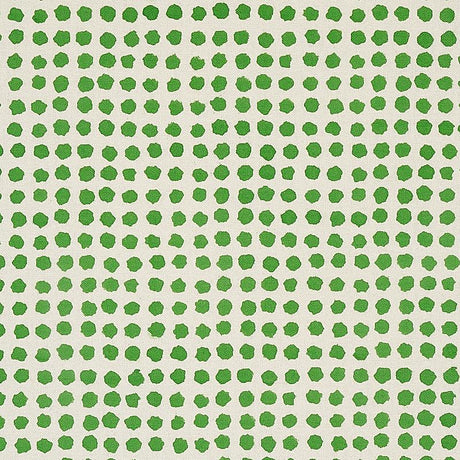 Schumacher Seed Hand Block Print Grass Fabric