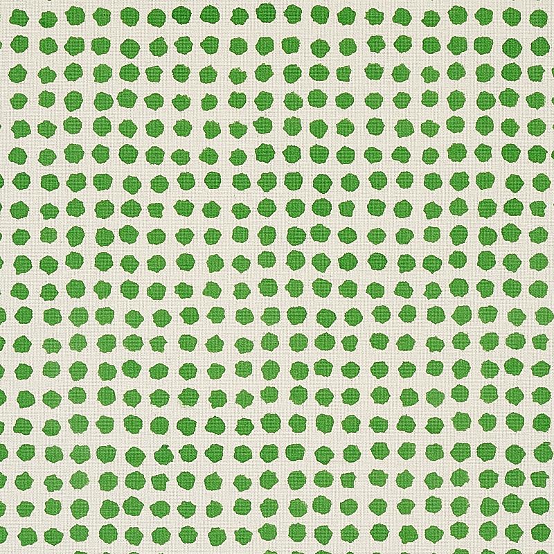 Schumacher Seed Hand Block Print Grass Fabric