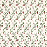Schumacher Strawberry Hand Block Print Grass Fabric
