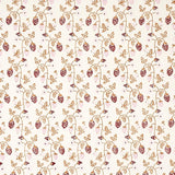 Schumacher Strawberry Hand Block Print Copper Fabric