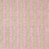 Schumacher Sun Rise Hand Block Print Rose & Copper Fabric