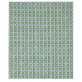 Schumacher Trellis Hand Block Print Sky & Grass Fabric