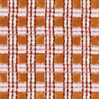 Schumacher Trellis Hand Block Print Copper & Rose Fabric