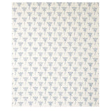 Schumacher Wild Carrot Hand Block Print Indigo Fabric