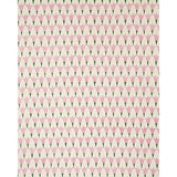 Schumacher Tulip Hand Block Rose & Grass Fabric