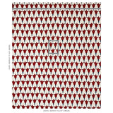 Schumacher Tulip Hand Block Iron & Indigo Fabric