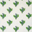 Schumacher Primrose Hand Block Grass & Sky Fabric