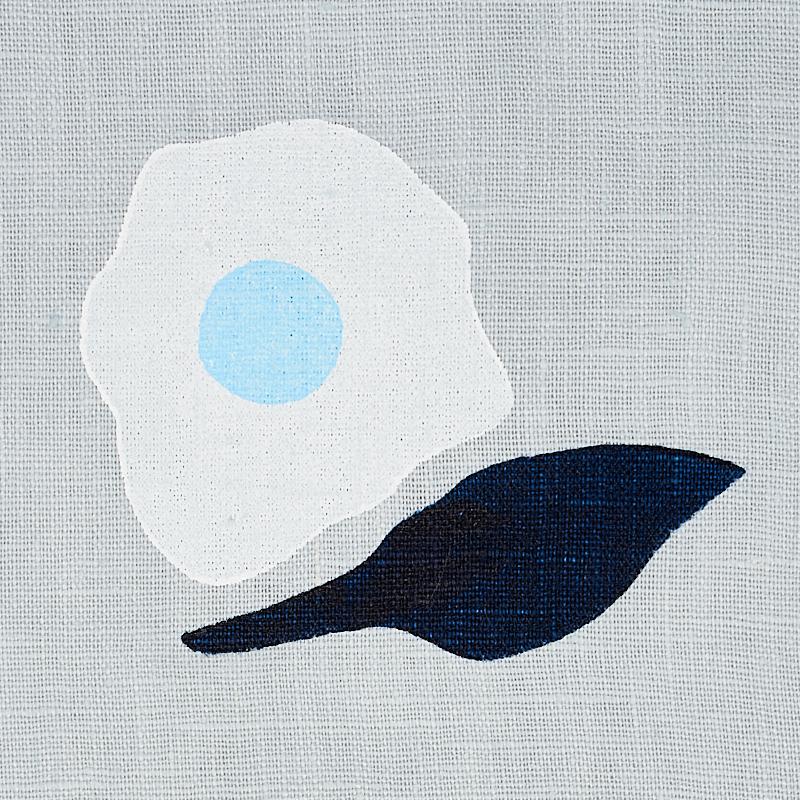 Schumacher Aquinnah Hand Block Sky Fabric