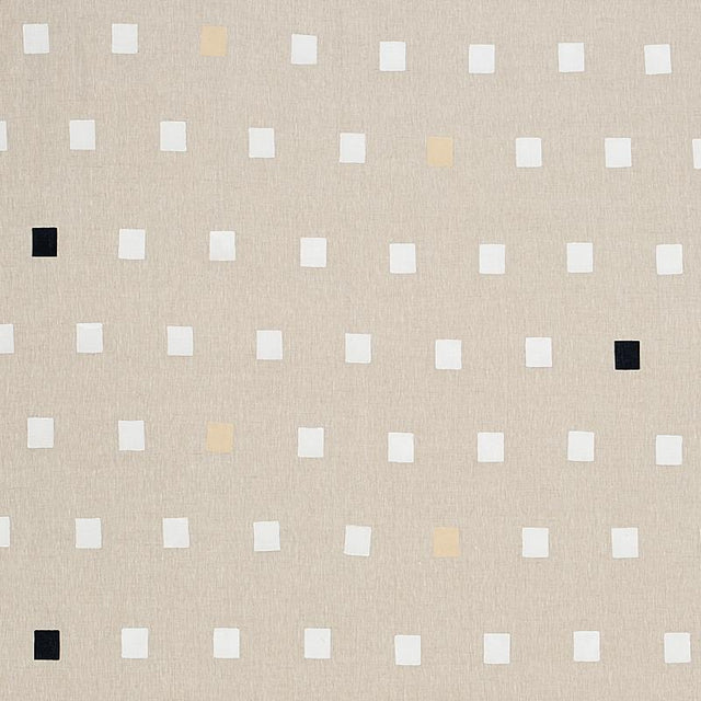 Schumacher Inkwell Hand Block Natural Fabric