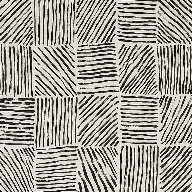 Schumacher Katama Black Fabric