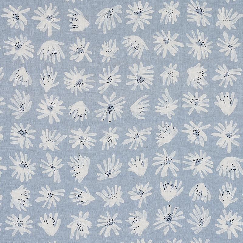 Schumacher Meadow Rock Blue Fabric